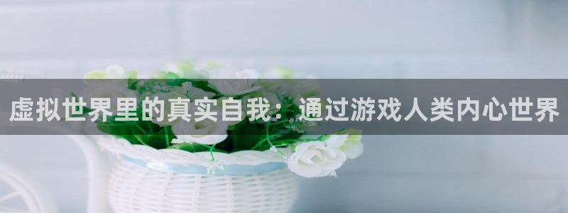 聚富企业：虚拟世界里的真实自我：通过游戏人类内心世界